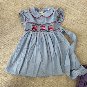 Little English London Bus Dress